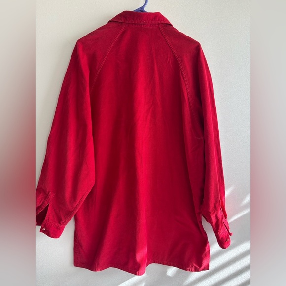 Versus Versace Red Men's Jacket Red corduroy size XL Vintage 90’s - Picture 3 of 12